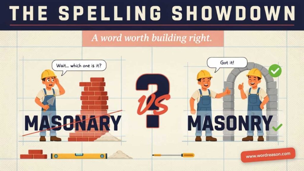 Masonary vs Masonry Which Spelling Is Correct?