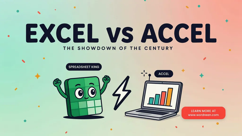 Where Do Excel and Accel Come From?