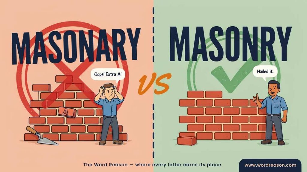 What does masonry mean