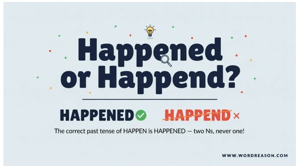 Why Is “Happened” Spelled With Two P’s?