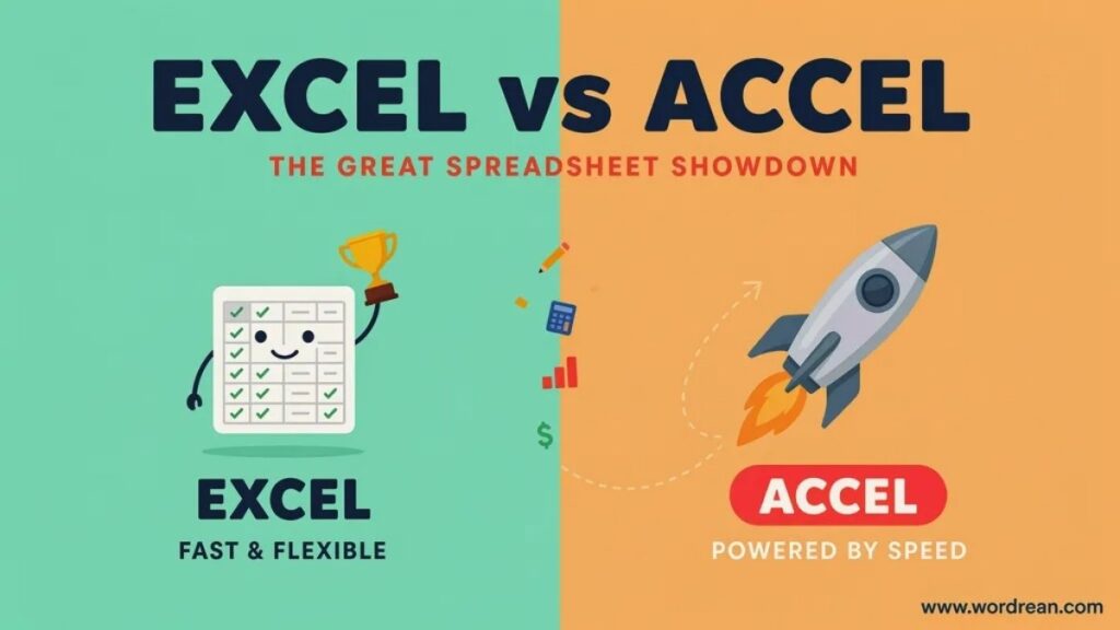 Excel vs Accel which is correct spelling?