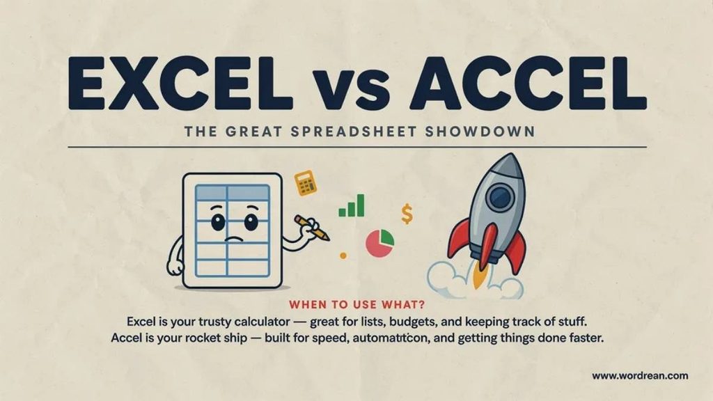 Excel vs Accel The Meaning Difference