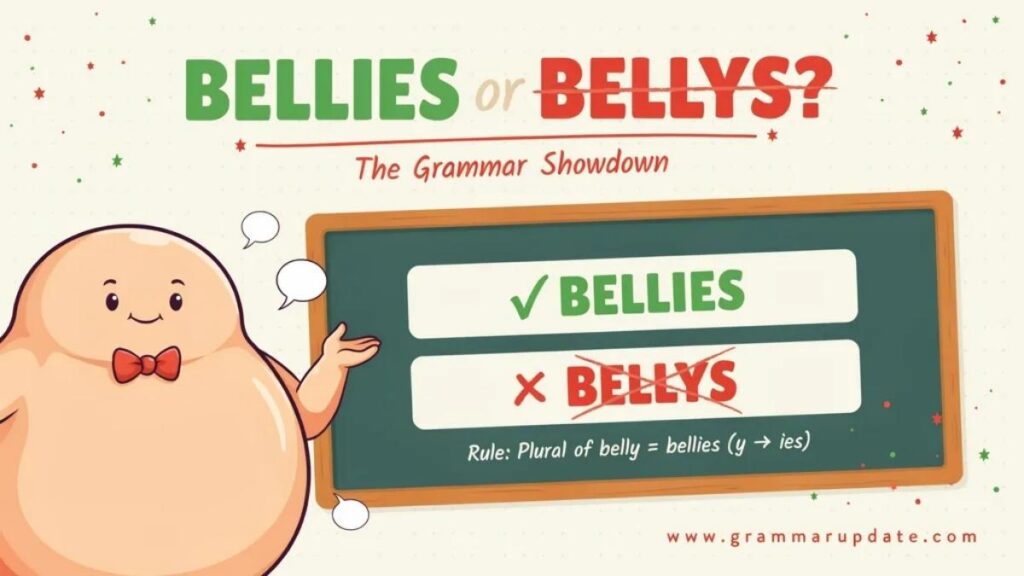 Bellies or Bellys Which Spelling Is Correct?