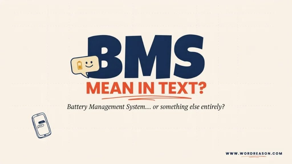 BMS Meaning in Texting and Chat