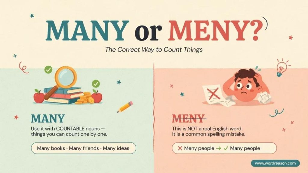 Many vs Meny What’s the Difference?