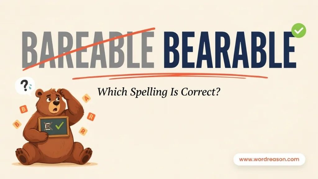 What Does Bearable Mean?