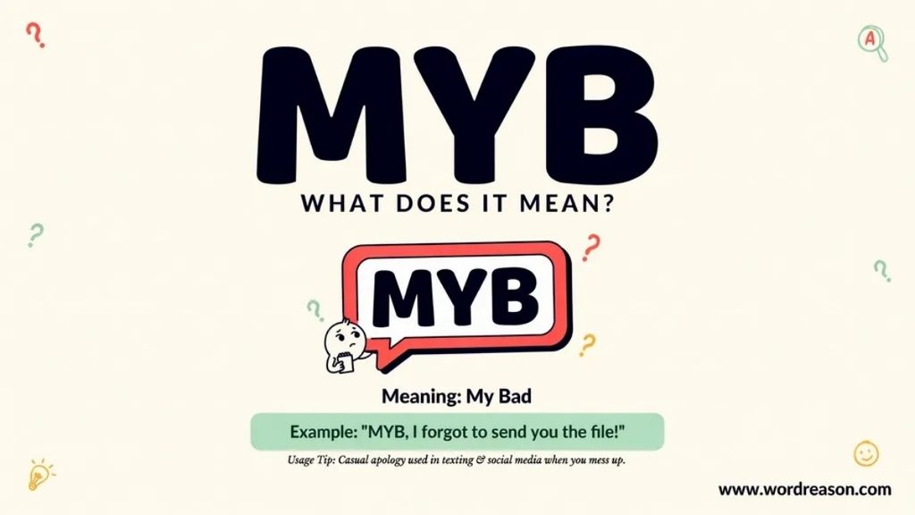 MYB Meaning Maybe