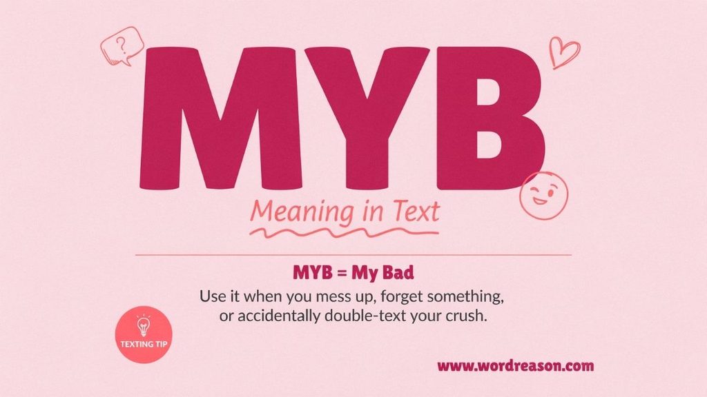 How to Tell Which MYB Meaning Someone Intended