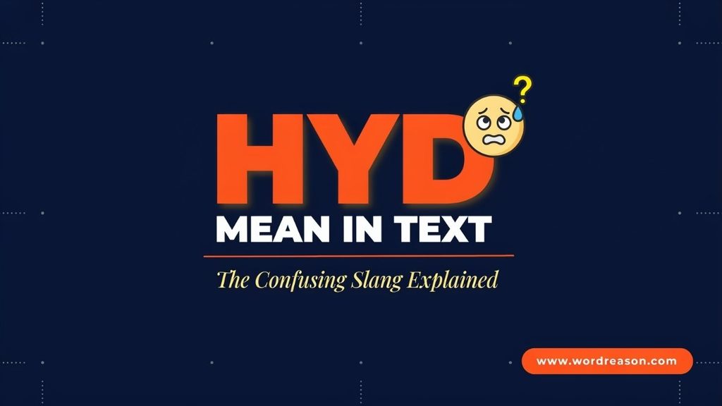 HYD Meaning in Chat