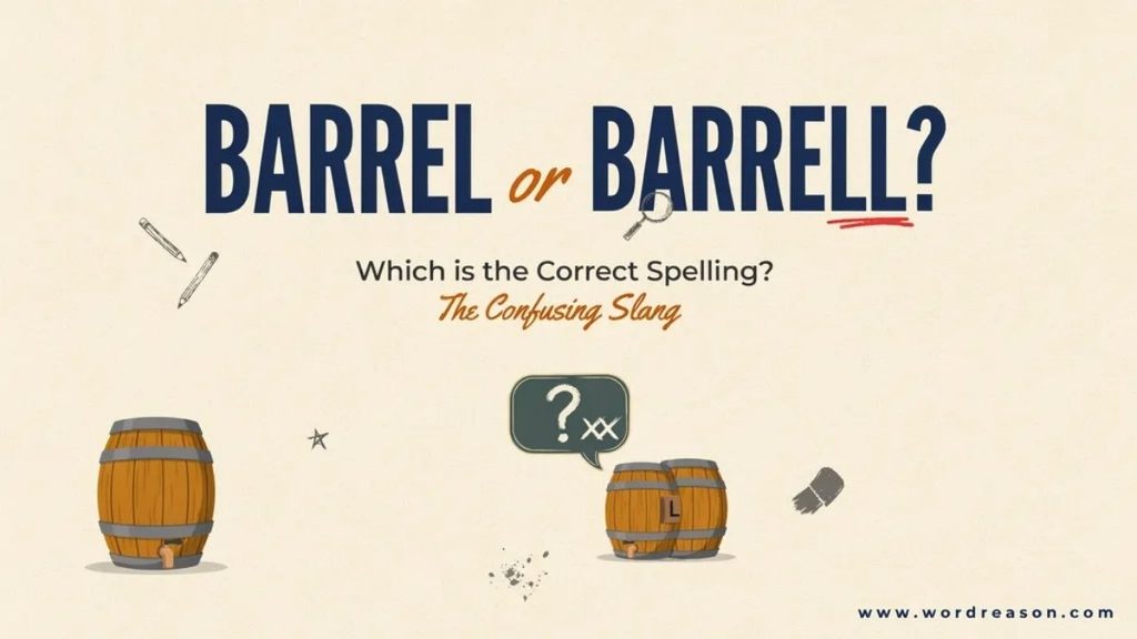 Barrel as a Noun