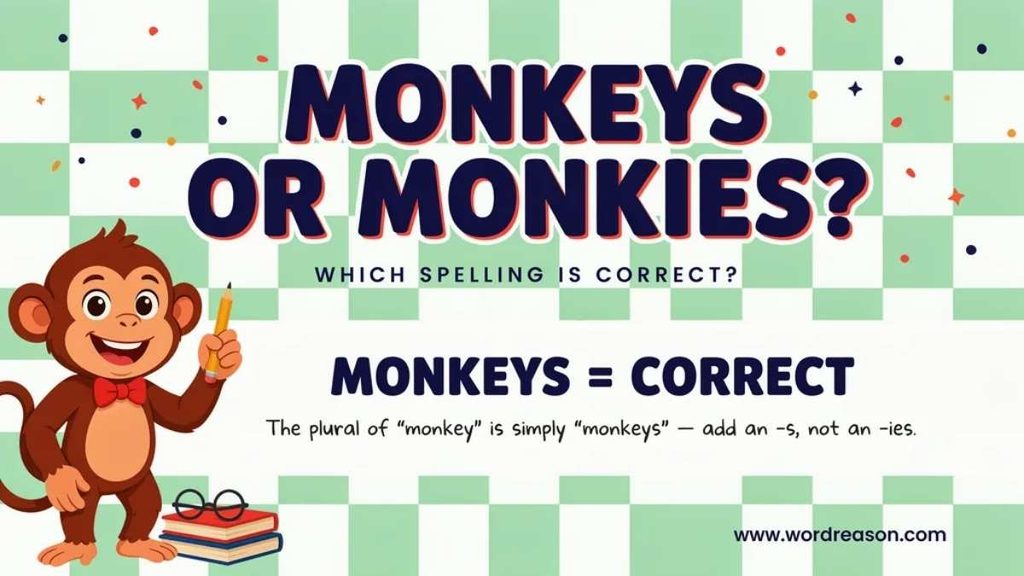 Why Is It Monkeys and Not Monkies?