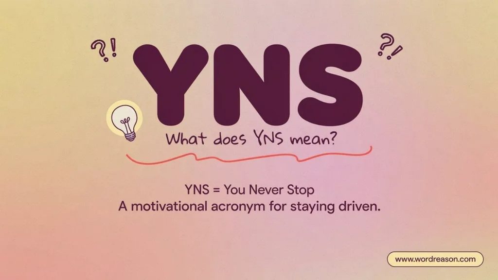 YNS Meaning on TikTok and Social Media