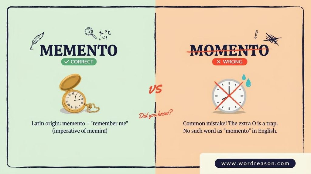 How to Use Memento in a Sentence