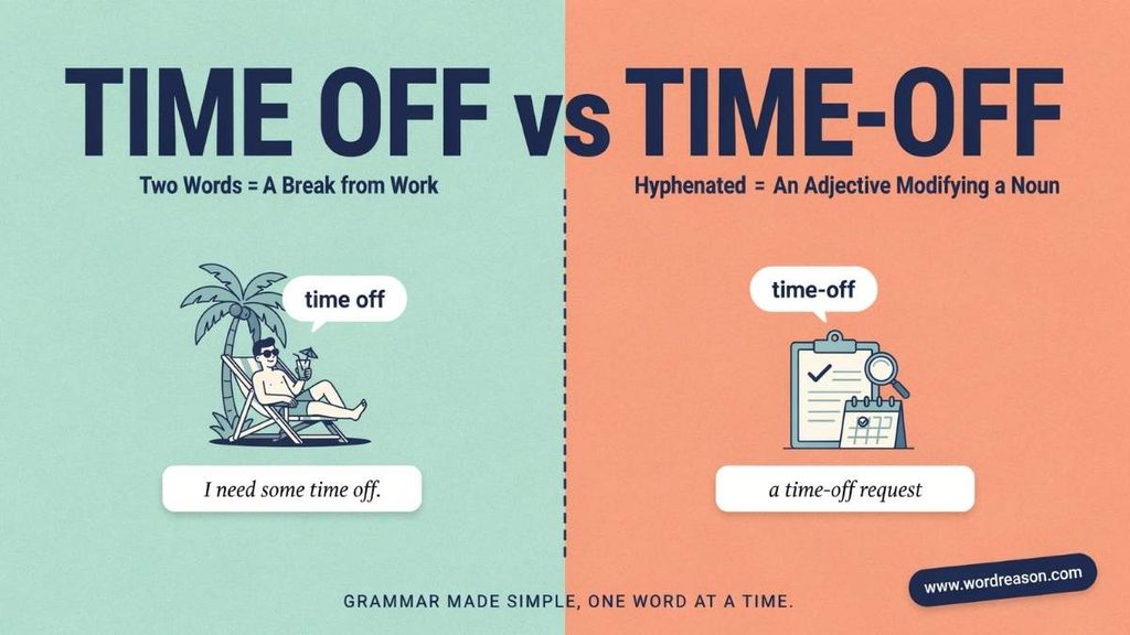When Can “Time-Off” Be Hyphenated?