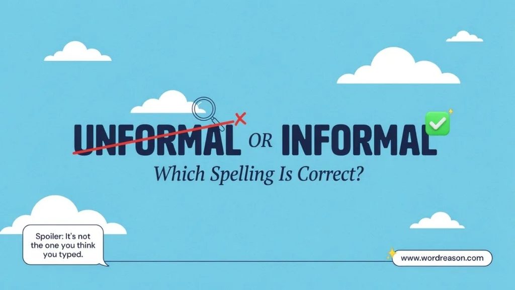 Why Is “Informal” Correct Instead of “Unformal”?