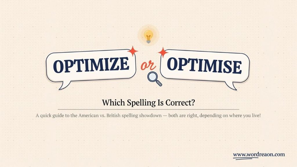 American English Optimize